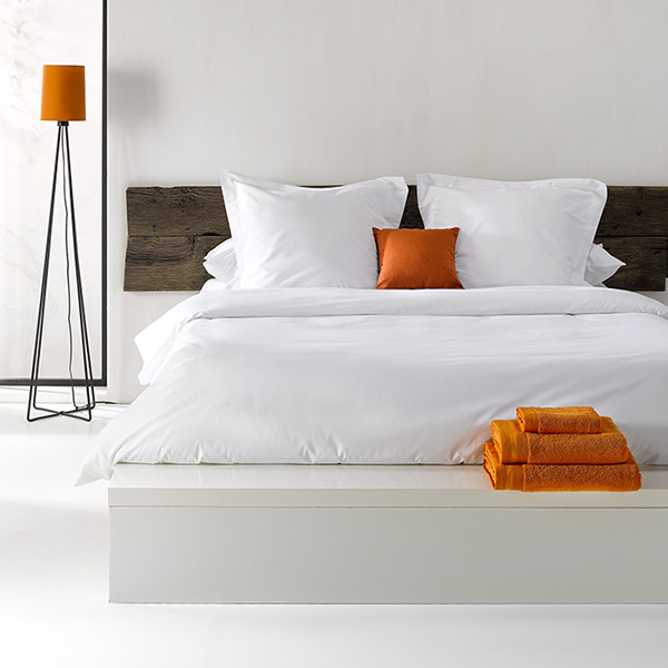 Escaut Bett Weiß square – Bettwäsche