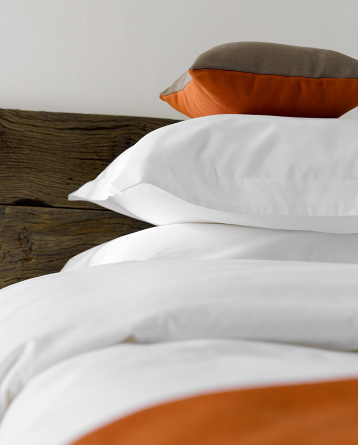 Escaut Kopfpolster weiß 2 – Bettwäsche